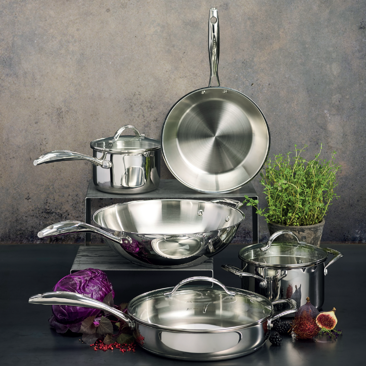 CS+ 26cm/3.7L Covered Braiser