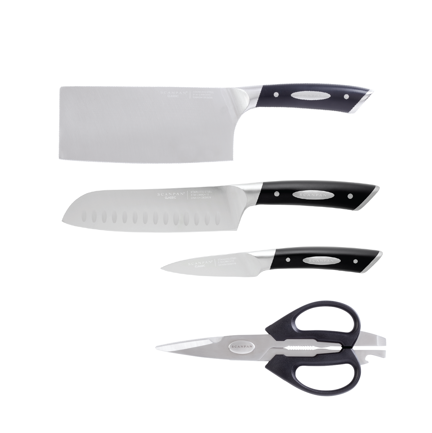 Classic 5pc. Oriental Knife Block Set