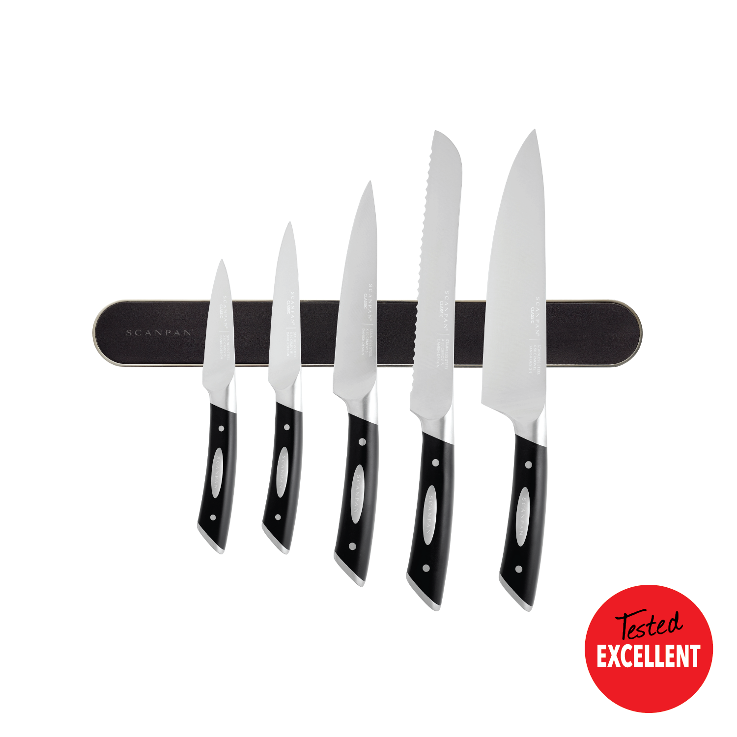 Classic 6pc. Knife Magnet Set