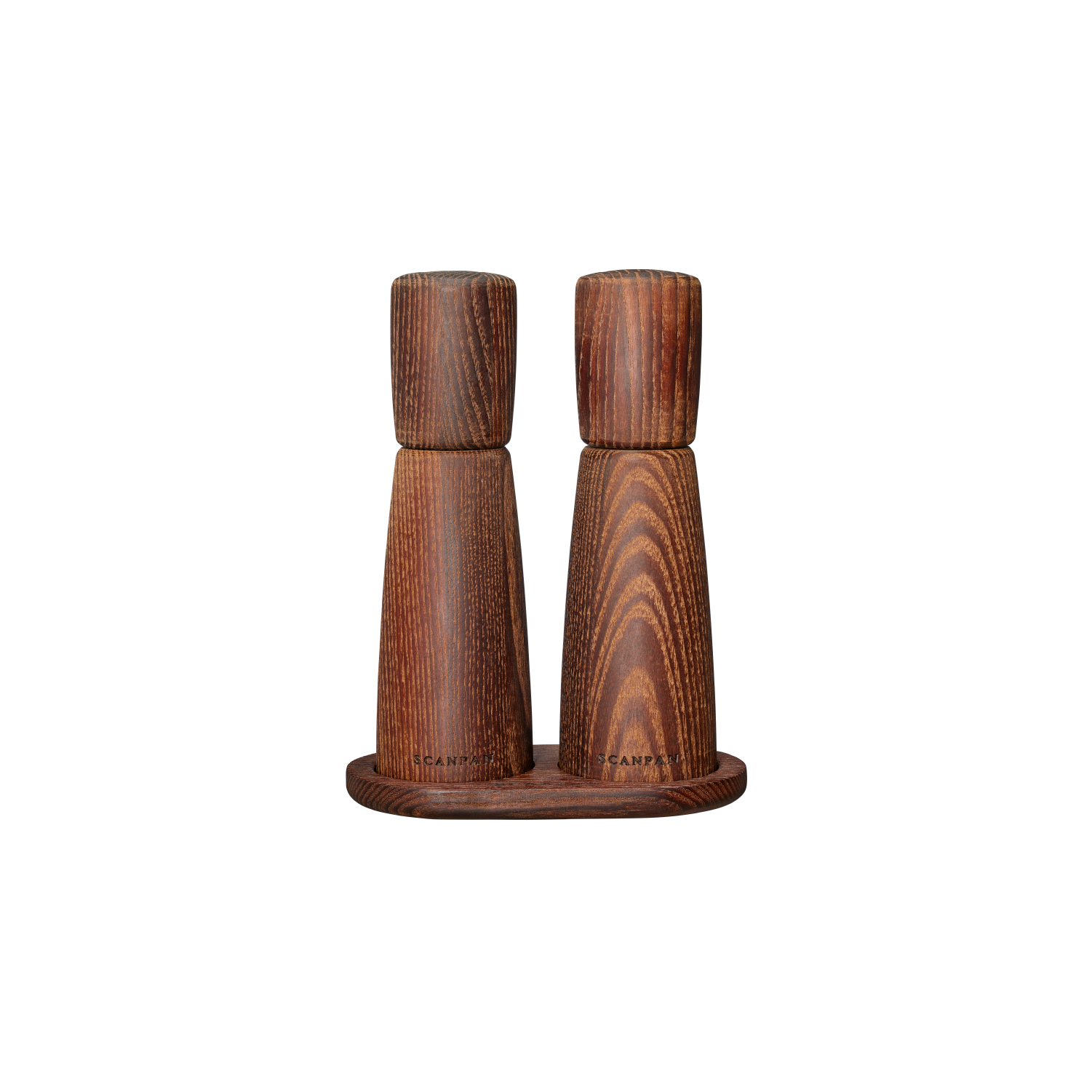 Carbonized Ash 18cm Salt & Pepper Mill Set
