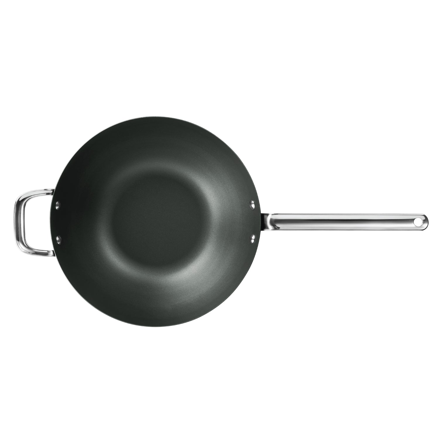 Black Iron 30cm Wok
